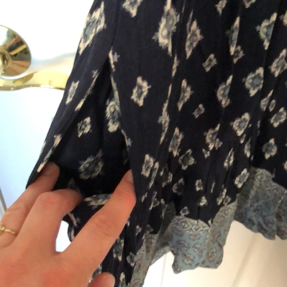 Knox Rose Target Navy Blue Printed Flowy Dress - Picture 5 of 8